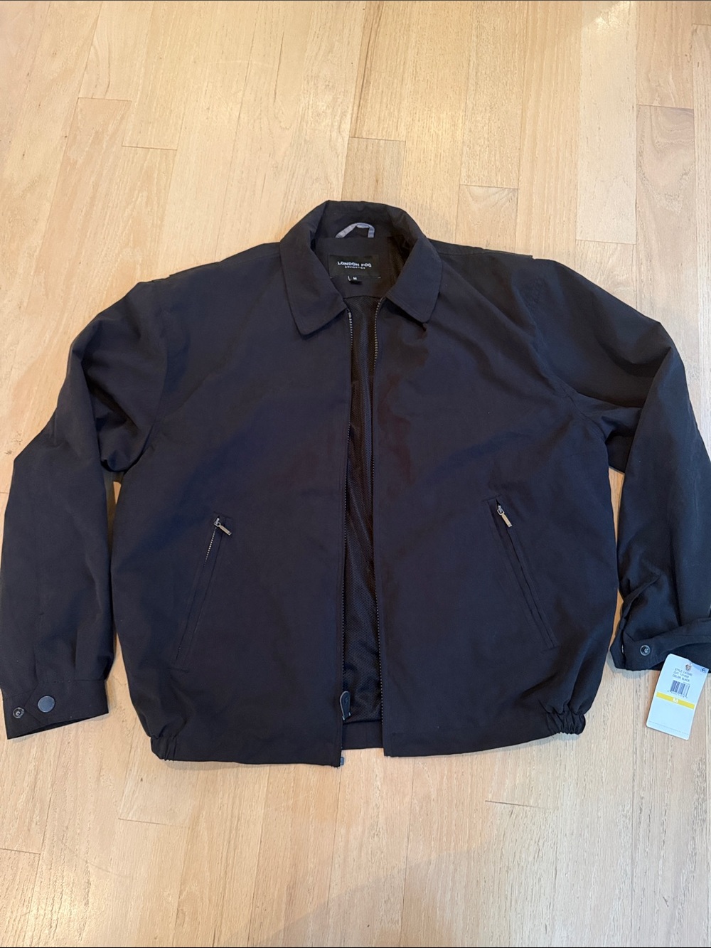 London Fog Black Lightweight Jacket